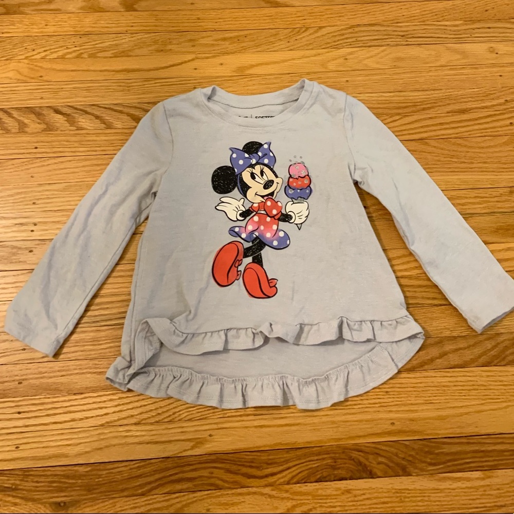 Mini long sleeve shirt
